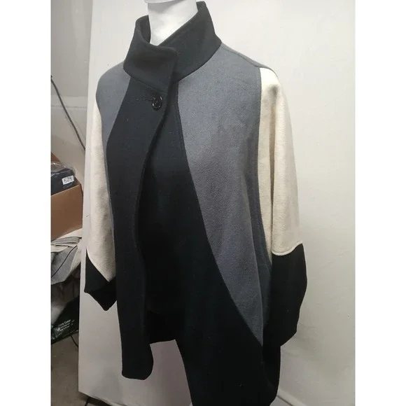 Vintage Wool Parka Coat Eccentric Boho One Size - Picture 4 of 10